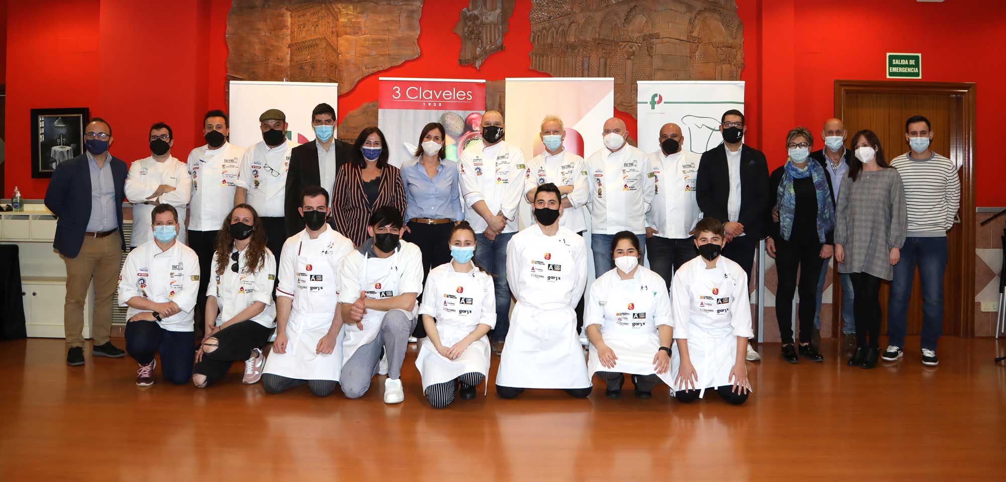 3 Claveles sponsorise le I Concours des Jeunes Promesses de la Cuisine Aragonaise, Rubén Ríos