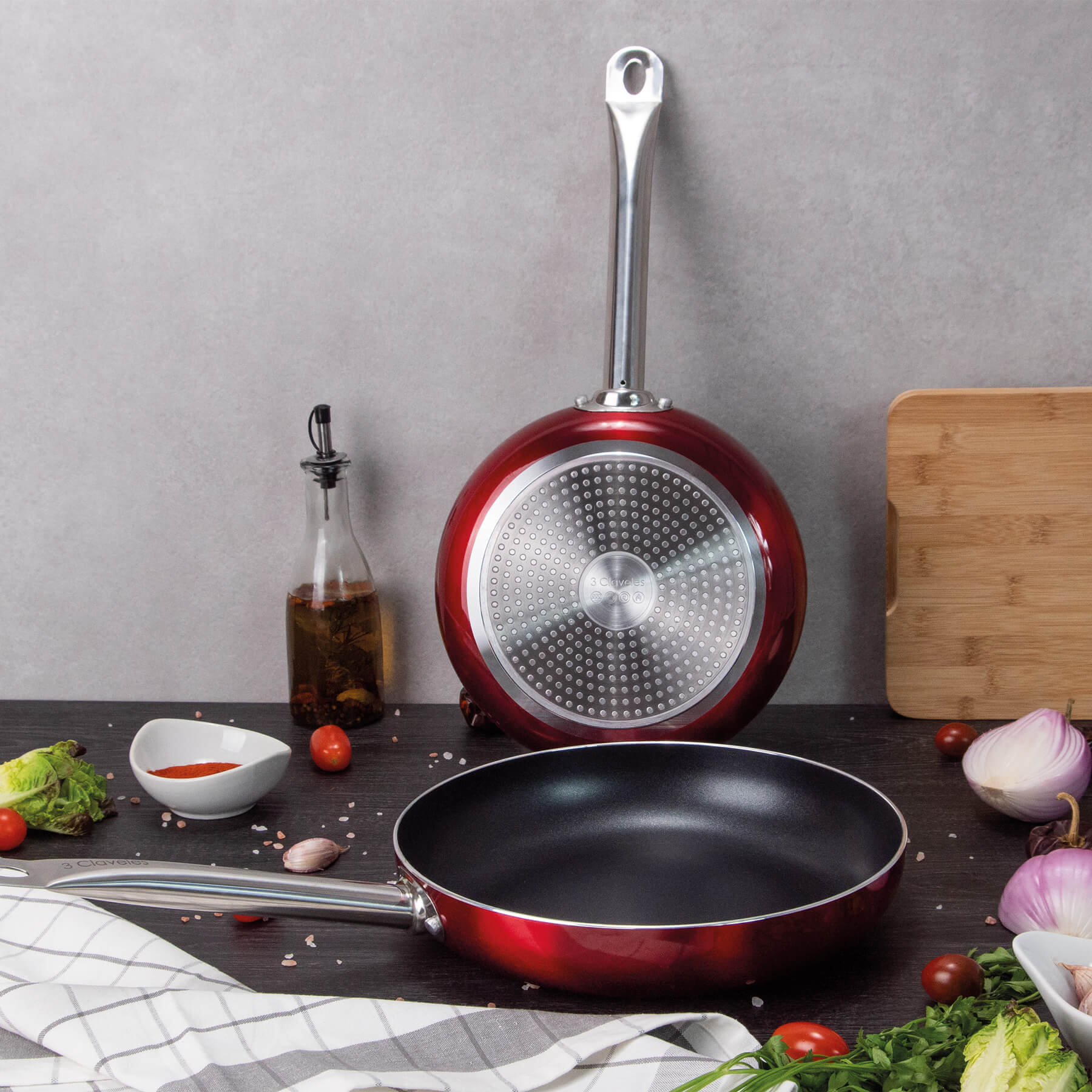 Cookware Red Special 3 Claveles